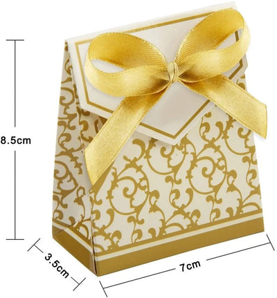 10pcs Gold and Silver Wedding Party Favour Gift Boxes - Partyshakes