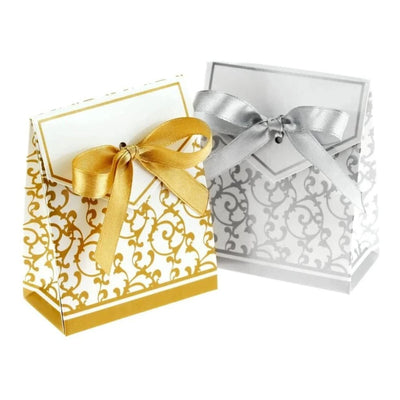 10pcs Gold and Silver Wedding Party Favour Gift Boxes - Partyshakes