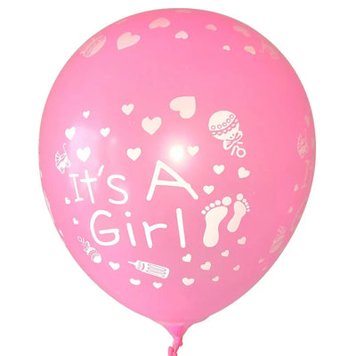 10pcs Pink and Blue Baby Shower Party Balloons