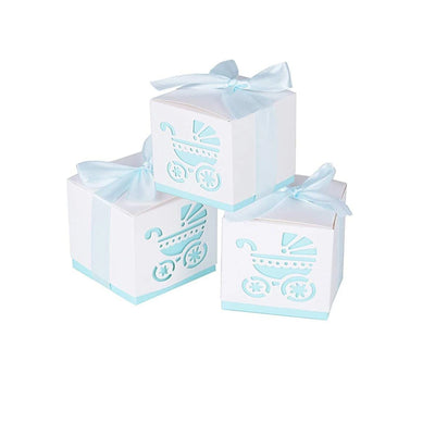 15pcs Blue Baby Shower Favour Gift Boxes - Partyshakes