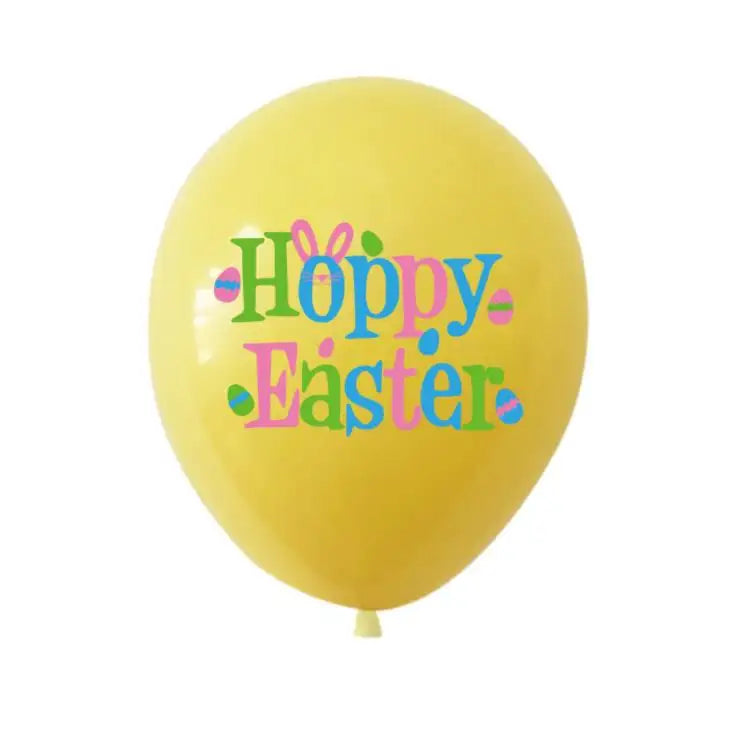 15pcs Happy Easter Balloons - Partyshakes