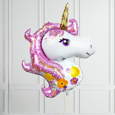 Giant 28″ Unicorn Birthday Party Foil Balloon - Partyshakes Balloons