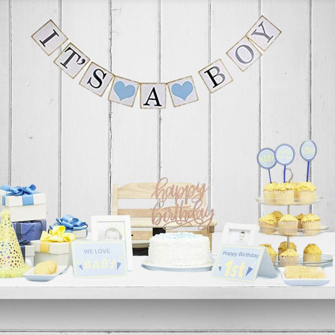 It's a Boy or It's a Girl baby shower banner