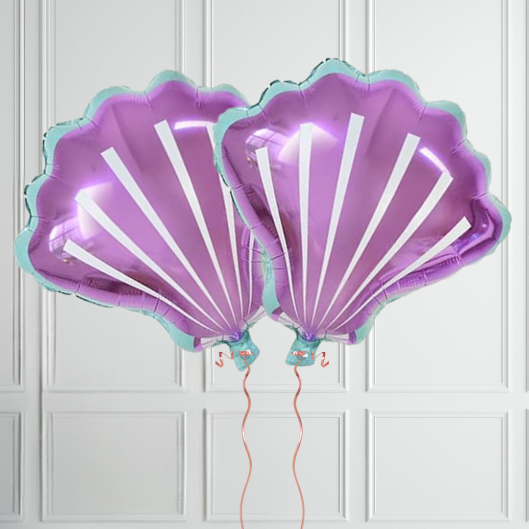 22″ Purple Shell Party Foil Balloon - Partyshakes Balloons