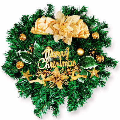 30cm Merry Christmas Wreath for Door