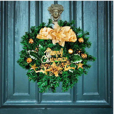 30cm Merry Christmas Wreath for Door