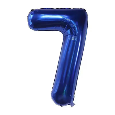 40-inch Dark Blue Number 0-9 Foil Balloon for Birthdays