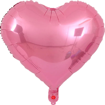 Pink Heart with Pearl Pink and White Balloon Bundle
