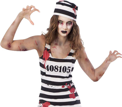 Adult Zombie Convict Costume Zombie Suit