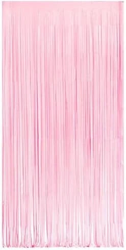 Fringe Backdrop Pastel Pink - Partyshakes Curtains