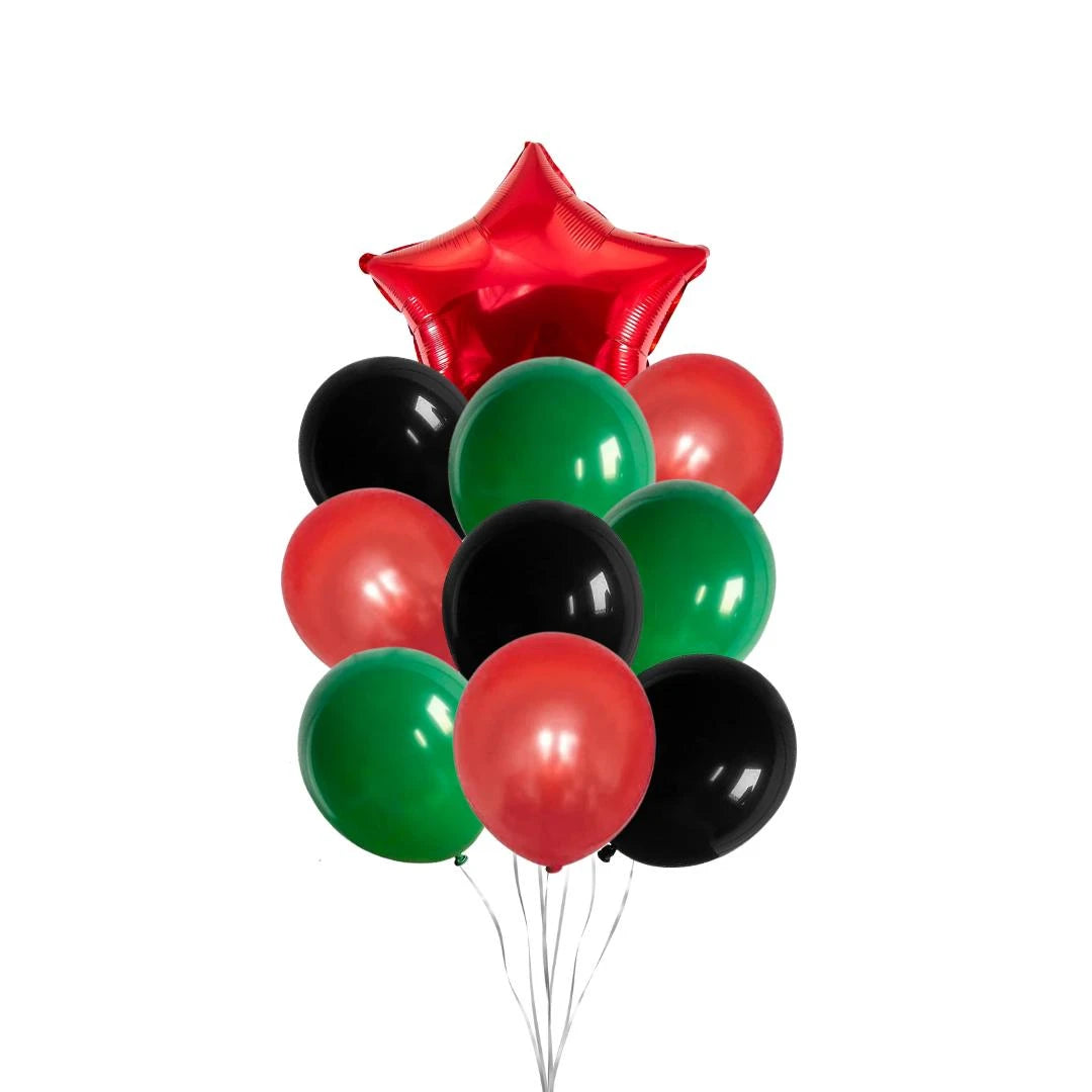 Happy Halloween Green and Black Balloon Set