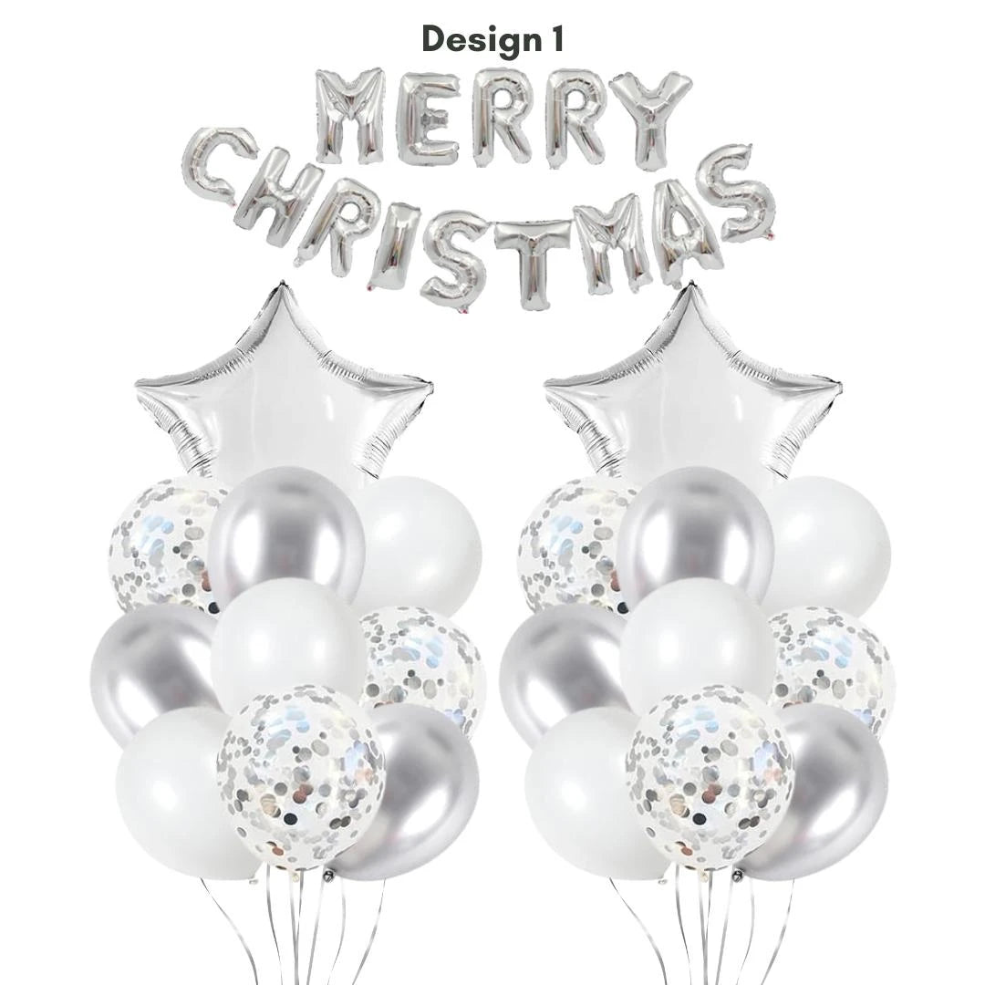 Merry Christmas Balloon Bundle set