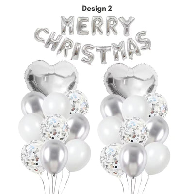 Merry Christmas Balloon Bundle set