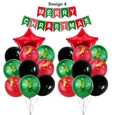 Merry Christmas Balloon Bundle set