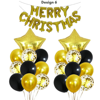 Merry Christmas Balloon Bundle set