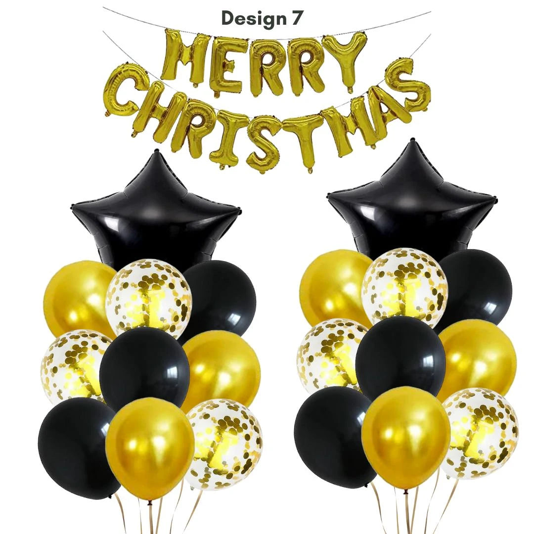 Merry Christmas Balloon Bundle set