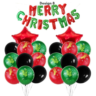 Merry Christmas Balloon Bundle set