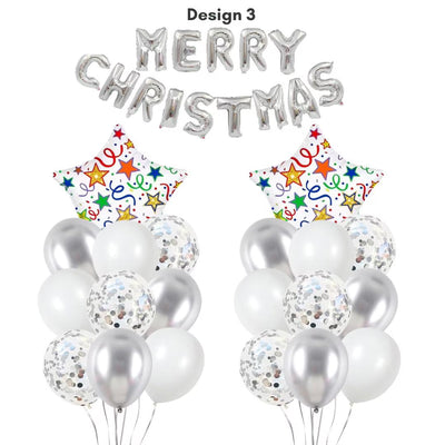 Merry Christmas Balloon Bundle set