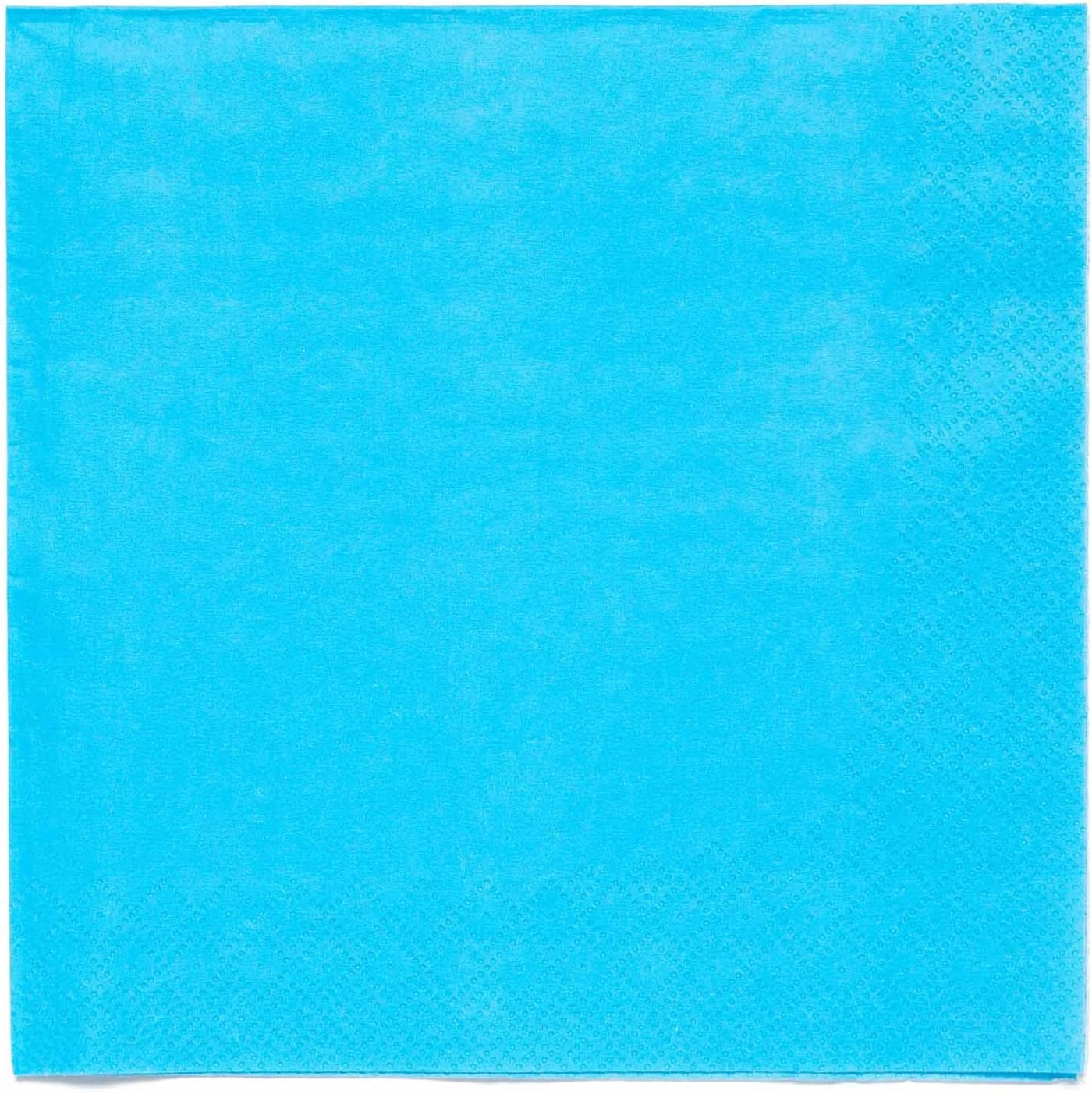 Pack of 20 Turquoise Paper Napkins - 2Ply - Partyshakes Party Supplies