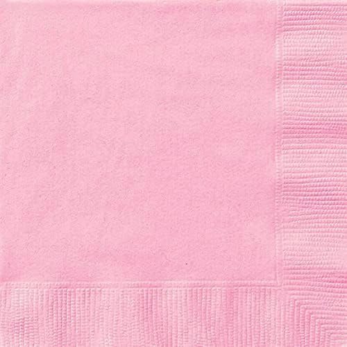 Pack of 20 Pink Paper Napkins - 2Ply - Partyshakes Party Supplies
