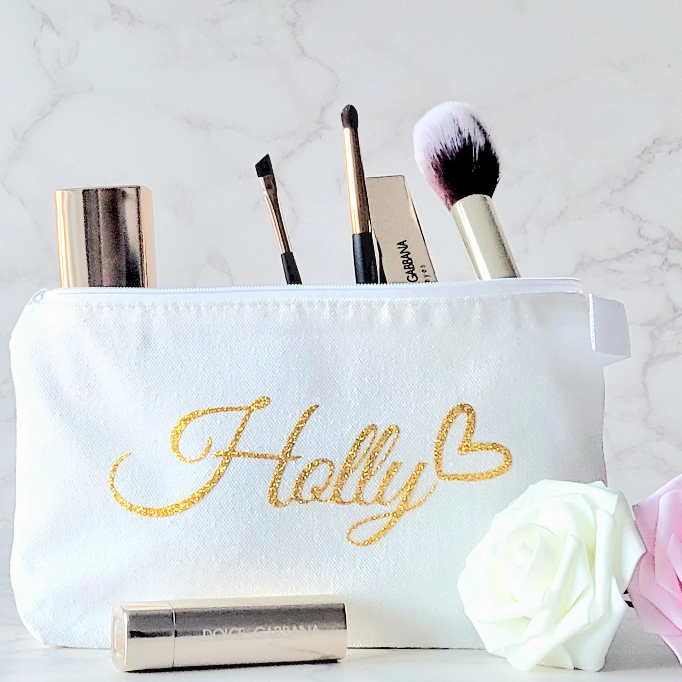 Personalised Name Makeup Bag, Gift for Birthday, Christmas, Hen do