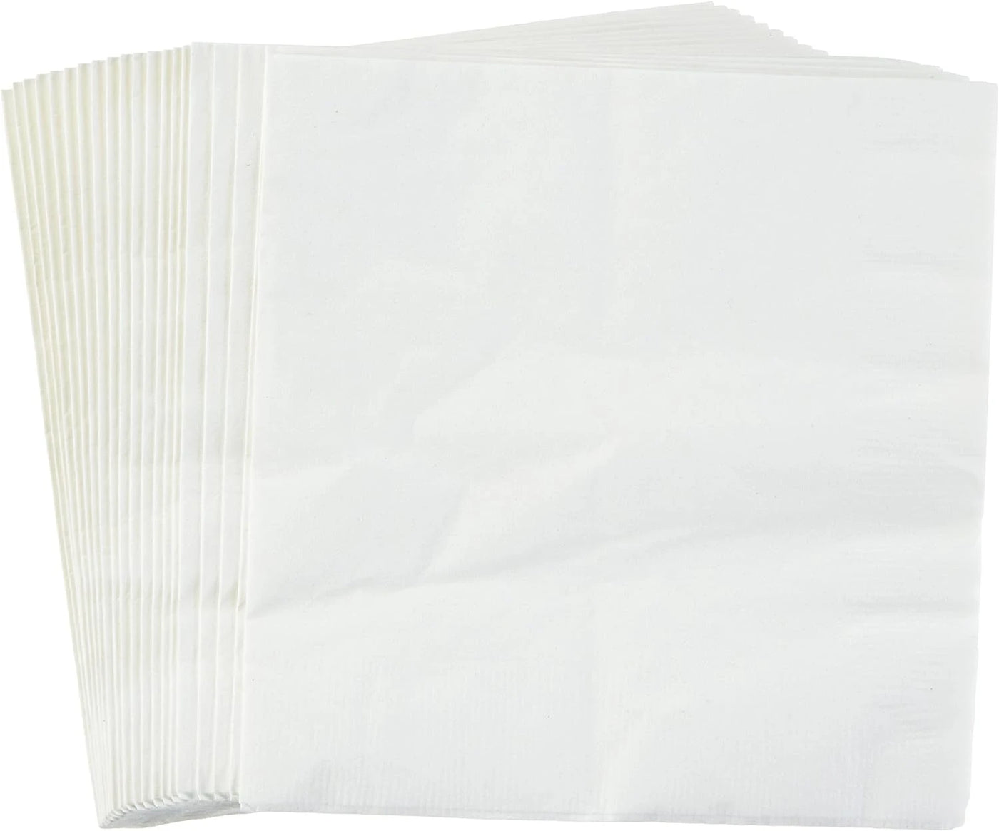 Pack of 20 Frosty White Paper Napkins - 2Ply - Partyshakes Party Supplies