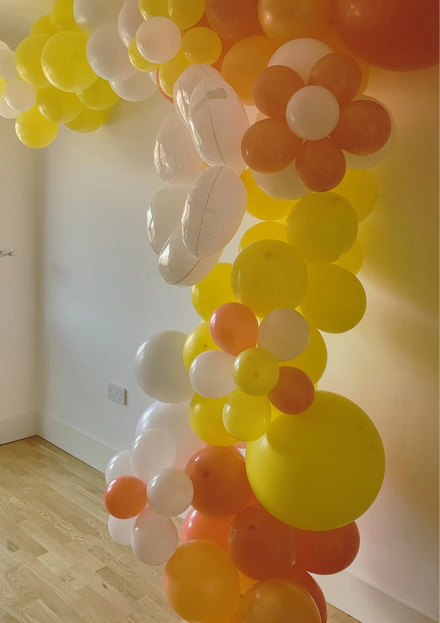 Sunflower Balloon Garland for Summer Parties