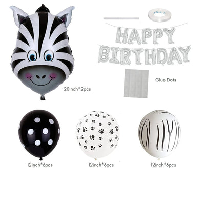 Wild One Jungle Balloon Party Decoration Set