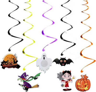 Halloween Party Decoration Balloons Set, Pumpkin and Spider Balloon Happy Halloween Banner - Partyshakes Balloons