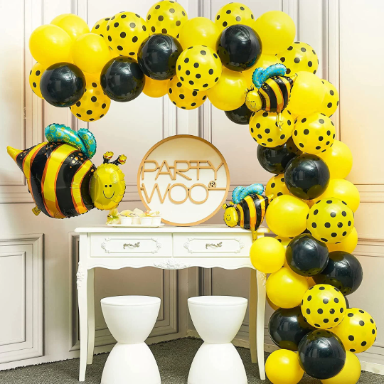 Bumble Bee Balloon Garland for Summer and Easter Balloon Decorations - Partyshakes balloons