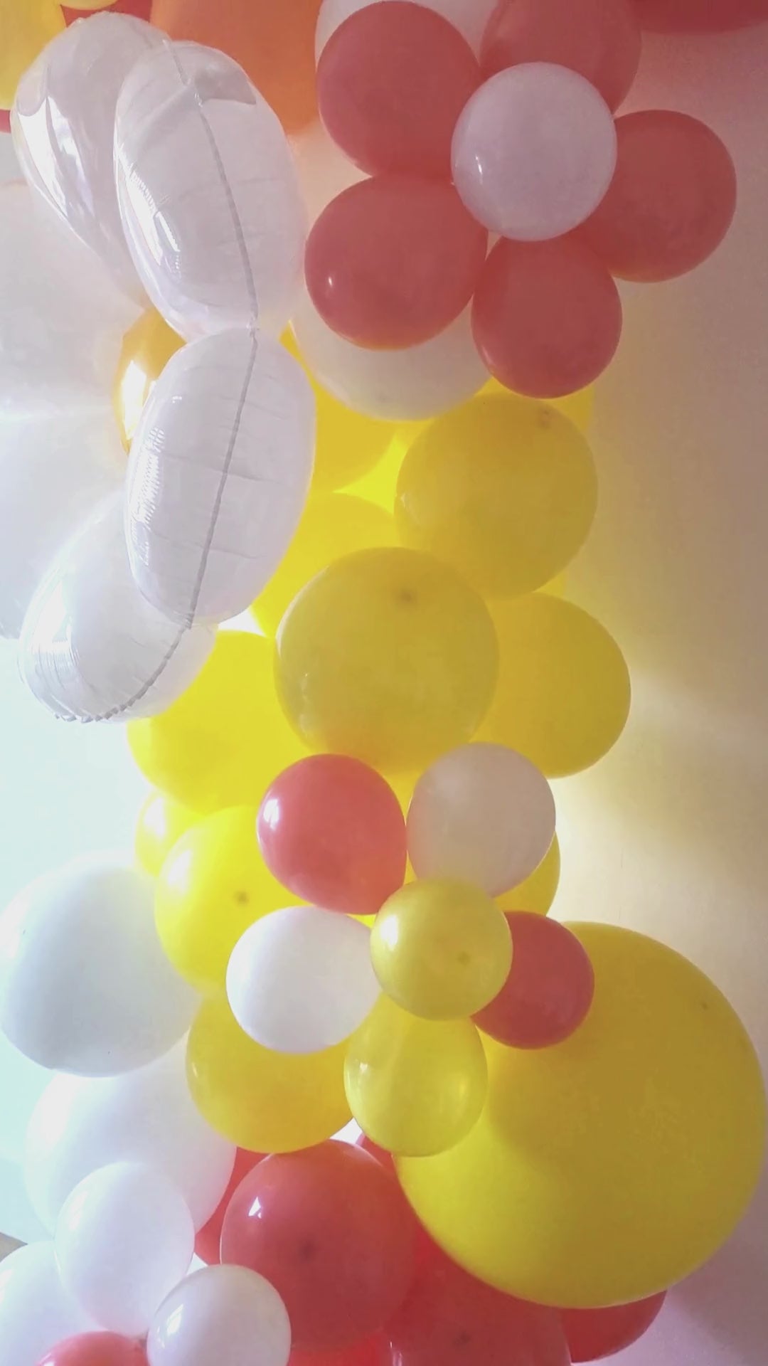 Sunflower Balloon Garland for Summer Parties