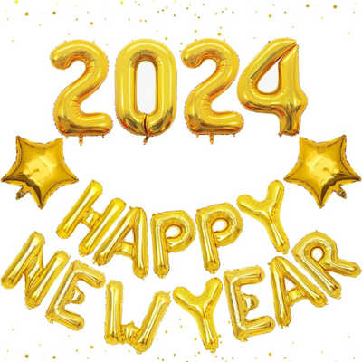 2024 Happy New Year Eve Party Banner - Partyshakes Banners