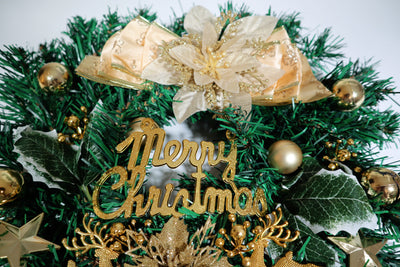 30cm Christmas Wreath for Door - Partyshakes Wreaths & Garlands
