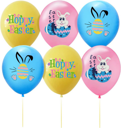 Easter Party Balloon Set and Banner Flag Decoration