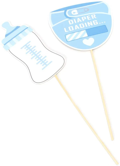 It's a Boy Baby Shower Photo Booth Props - Partyshakes Photo Props