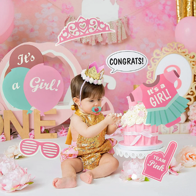 It's a Girl Baby Shower Photo Booth Props