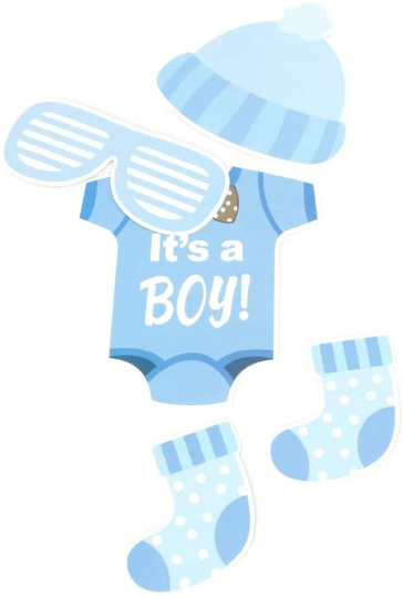 It's a Boy Baby Shower Photo Booth Props