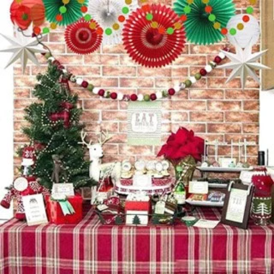 Christmas Party Hanging Decorations Set