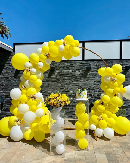 DIY 18inch Yellow Balloon Garland Arch Kit