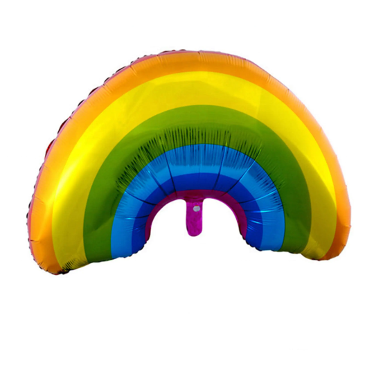 Giant 36″ Foil Rainbow Balloon for Birthday Parties - Partyshakes Balloons