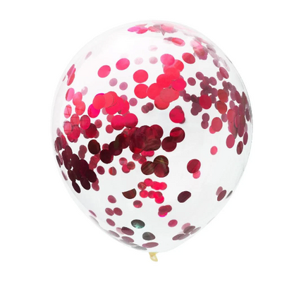 Valentine's Day Red and White Latex and Foil Balloons - Partyshakes balloons