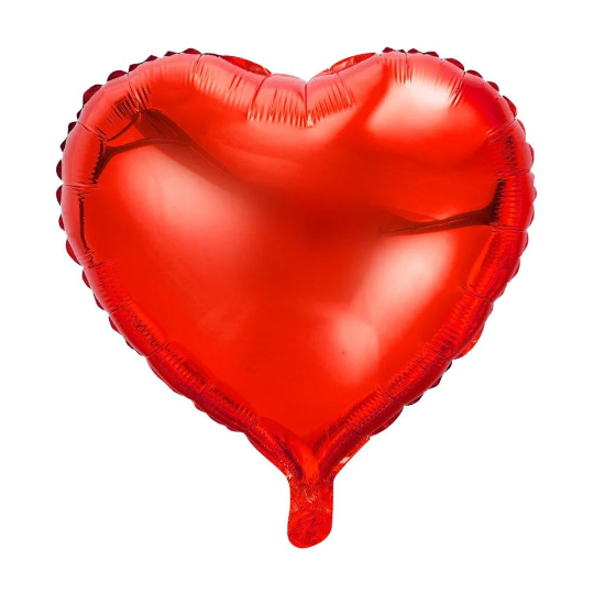 Valentine's Day Red and White Latex and Foil Balloons - Partyshakes balloons