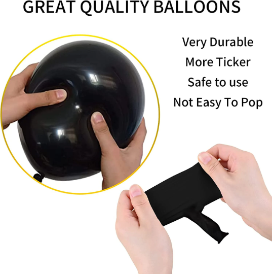 DIY 18inch Black Balloon Garland Arch Kit - Partyshakes Balloons