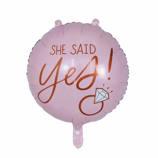 5pcs Giant Bridal Shower Foil Balloon set - Partyshakes Placemats