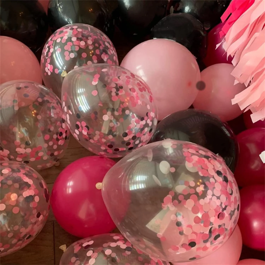 This 116pcs Pink and Black Balloon Garland Arch is perfect for creating an unforgettable special occasion for your precious baby girls! From Baby Showers to Gender Reveals, Summer Parties to Baby Arrival Celebrations, this all-in-one Garland Kit will make decorating a breeze
